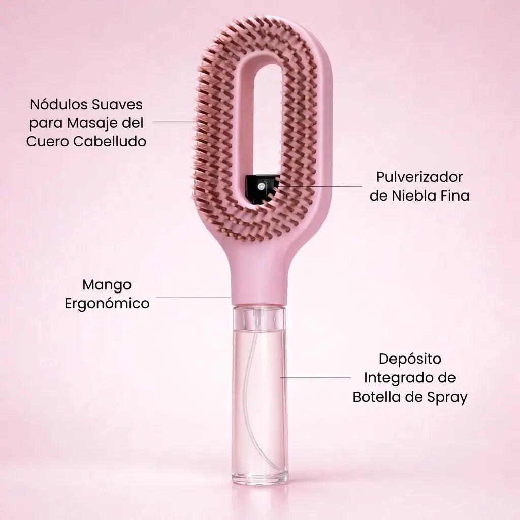MistiaCare Brush™ | Cepillo Spray Antifrizz Premium